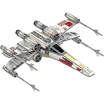 University Games Star Wars T-65 X-Wing Starfighter Model Kit, Grey